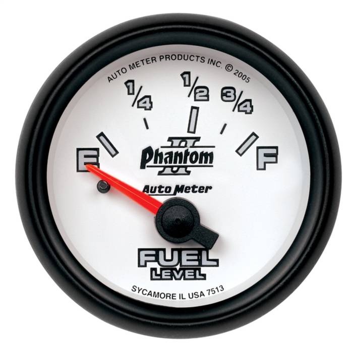 AutoMeter - AutoMeter Phantom II Electric Fuel Level Gauge 7515