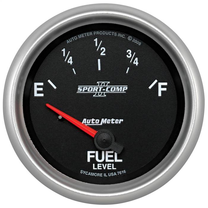AutoMeter - AutoMeter Sport-Comp II Electric Fuel Level Gauge 7615