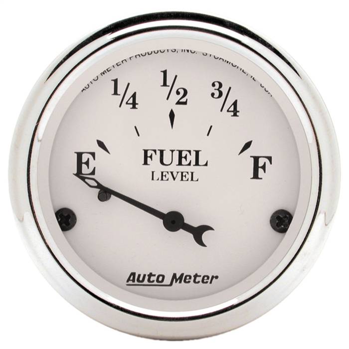 AutoMeter - AutoMeter Old Tyme White Fuel Level Gauge 1604