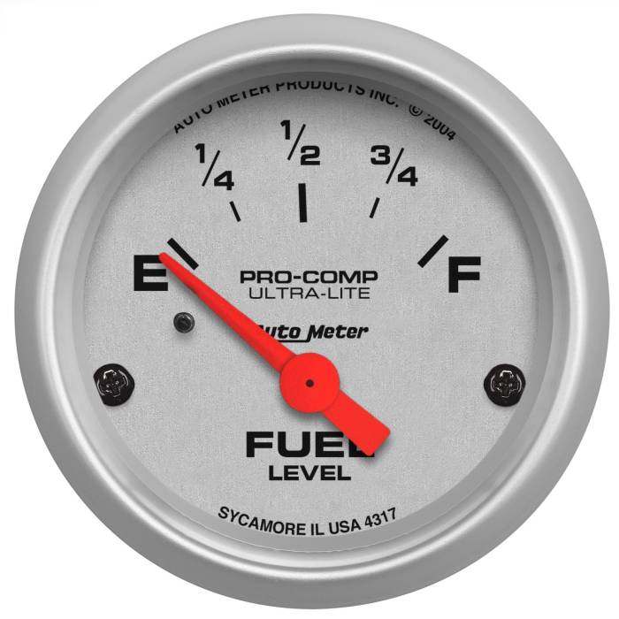 AutoMeter - AutoMeter Ultra-Lite Electric Fuel Level Gauge 4317