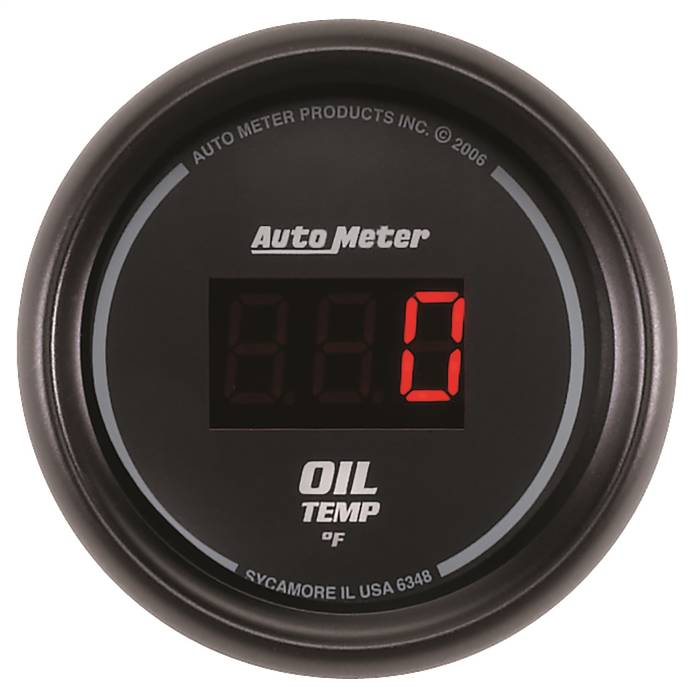 AutoMeter - AutoMeter Sport-Comp Digital Oil Temperature Gauge 6348