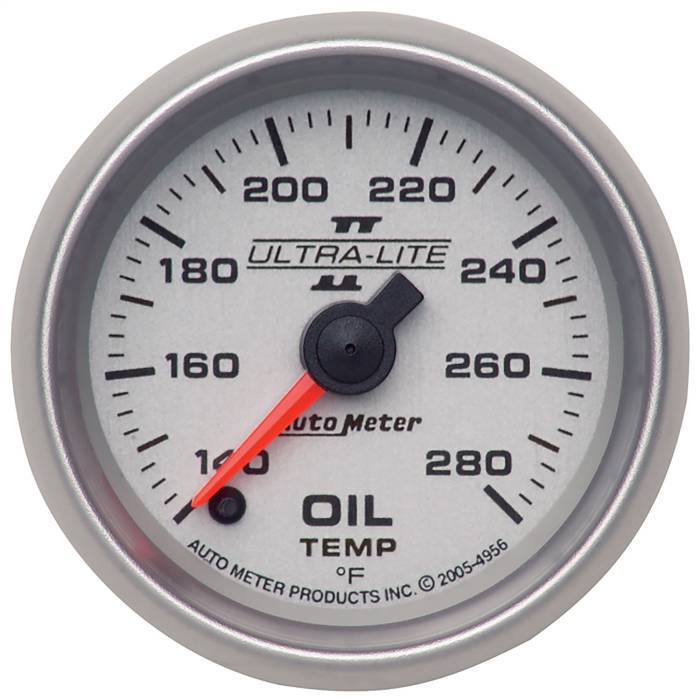 AutoMeter - AutoMeter Ultra-Lite II Electric Oil Temperature Gauge 4956