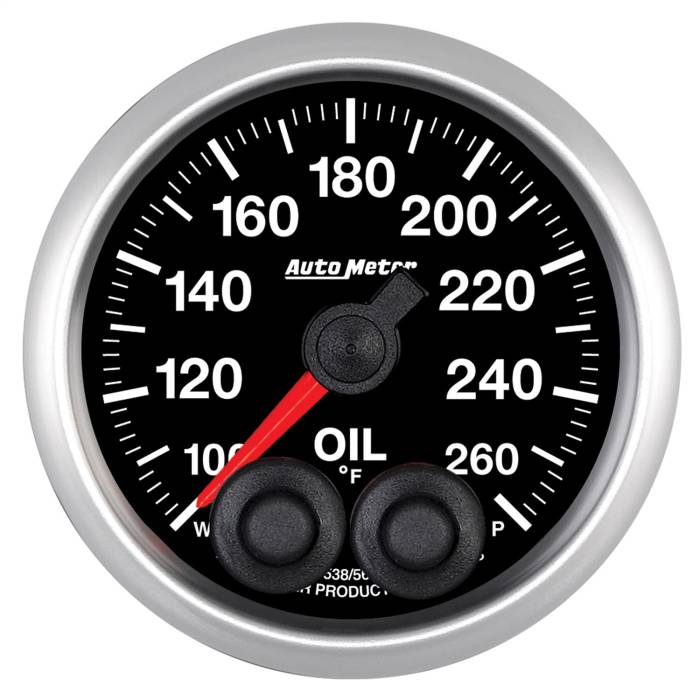 AutoMeter - AutoMeter Elite Series Oil Temperature Gauge 5638