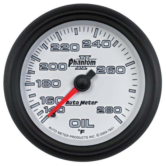 AutoMeter - AutoMeter Phantom II Mechanical Oil Temperature Gauge 7841