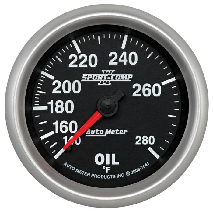 AutoMeter - AutoMeter Sport-Comp II Mechanical Oil Temperature Gauge 7641
