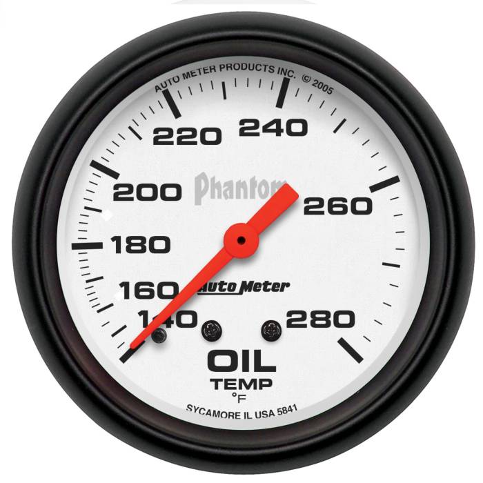 AutoMeter - AutoMeter Phantom Mechanical Oil Temperature Gauge 5841