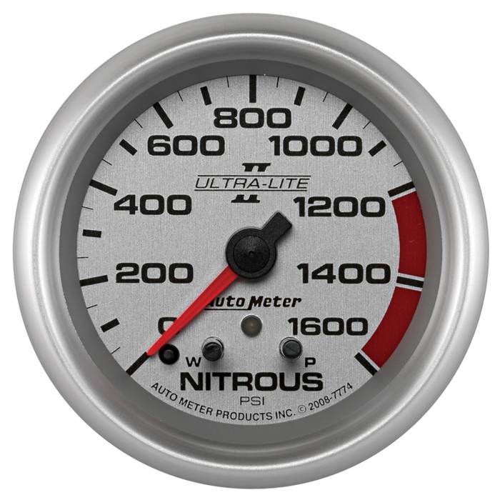 AutoMeter - AutoMeter Ultra-Lite II Electric Nitrous Pressure Gauge 7774