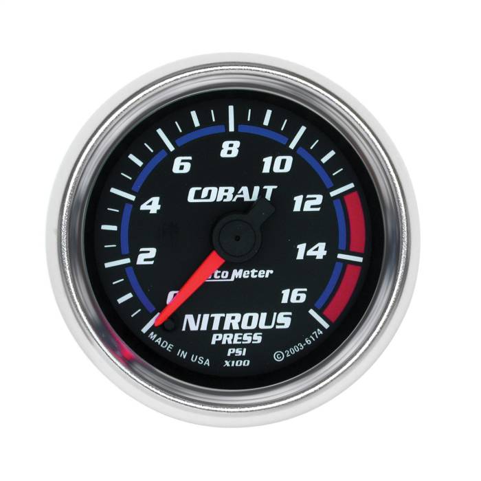 AutoMeter - AutoMeter Cobalt Electric Nitrous Pressure Gauge 6174