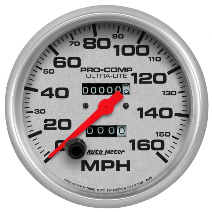 AutoMeter - AutoMeter Ultra-Lite In-Dash Mechanical Speedometer 4495
