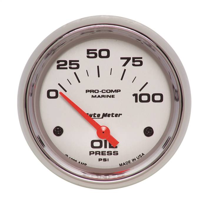 AutoMeter - AutoMeter Marine Electric Oil Pressure Gauge 200759-35