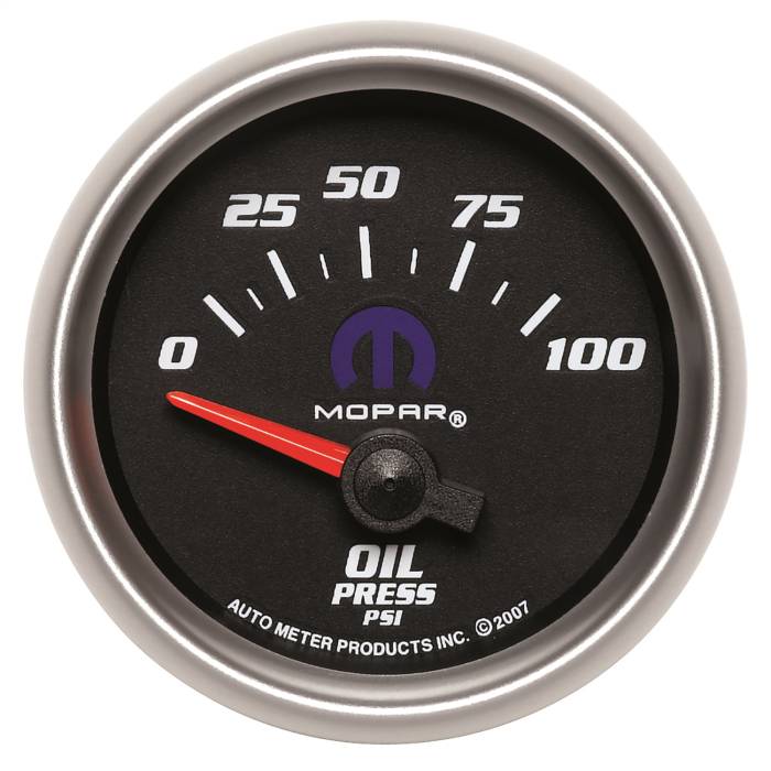 AutoMeter - AutoMeter MOPAR Electric Oil Pressure Gauge 880015