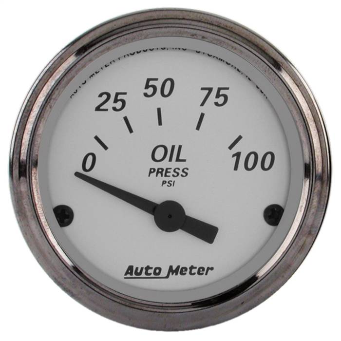 AutoMeter - AutoMeter American Platinum Electric Oil Pressure Gauge 1928