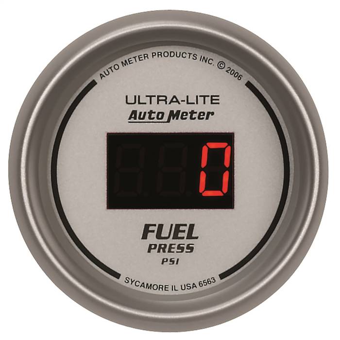 AutoMeter - AutoMeter Ultra-Lite Digital Fuel Pressure Gauge 6563