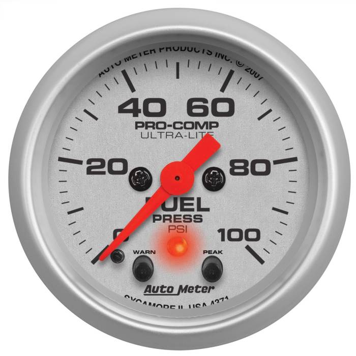AutoMeter - AutoMeter Ultra-Lite Electric Fuel Level Gauge 4371