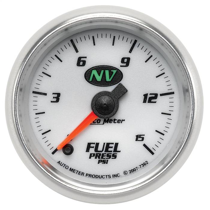 AutoMeter - AutoMeter NV Electric Fuel Pressure Gauge 7362