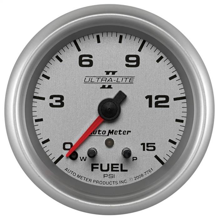 AutoMeter - AutoMeter Ultra-Lite II Electric Fuel Pressure Gauge 7761