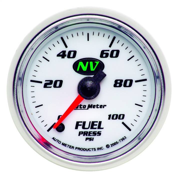 AutoMeter - AutoMeter NV Electric Fuel Pressure Gauge 7363