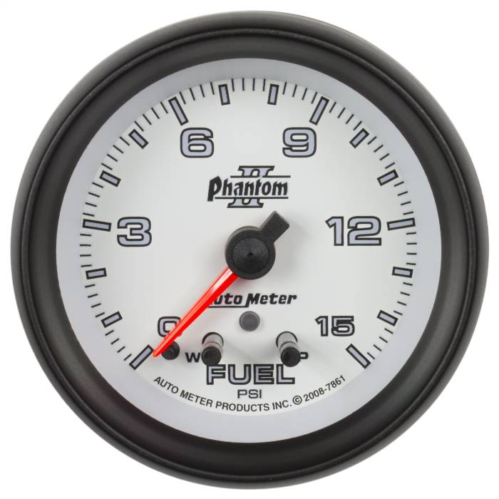 AutoMeter - AutoMeter Phantom II Electric Fuel Pressure Gauge 7861