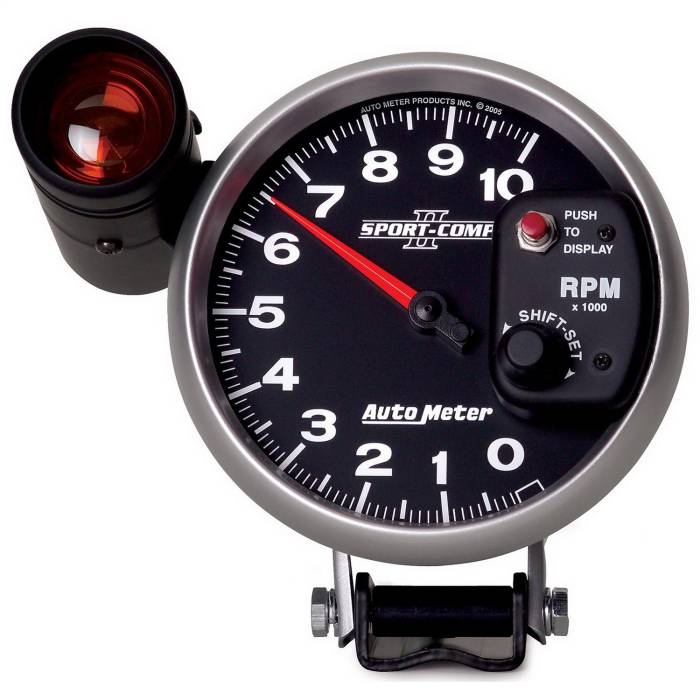 AutoMeter - AutoMeter Sport-Comp II Shift-Lite Tachometer 3699