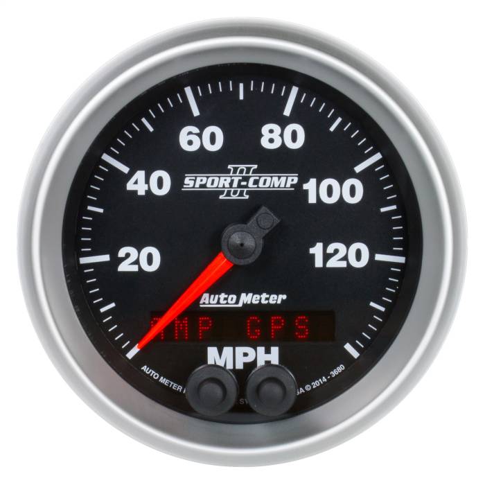 AutoMeter - AutoMeter Sport-Comp II GPS Speedometer 3680