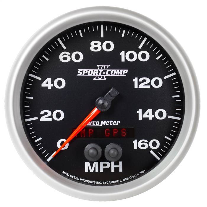 AutoMeter - AutoMeter Sport-Comp II GPS Speedometer 3681
