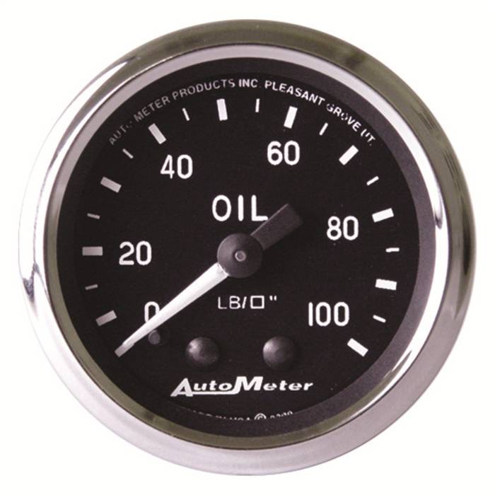 AutoMeter - AutoMeter Cobra Mechanical Oil Pressure Gauge 201006