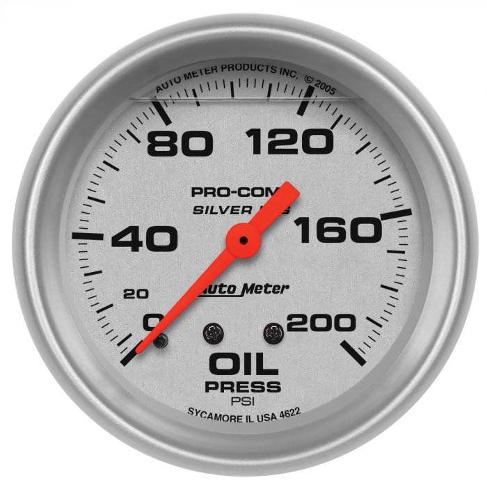 AutoMeter - AutoMeter Ultra-Lite Mechanical Oil Pressure Gauge 4622