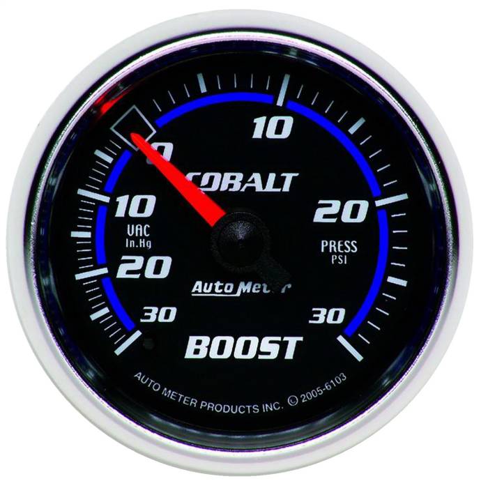 AutoMeter - AutoMeter Cobalt Mechanical Boost/Vacuum Gauge 6103