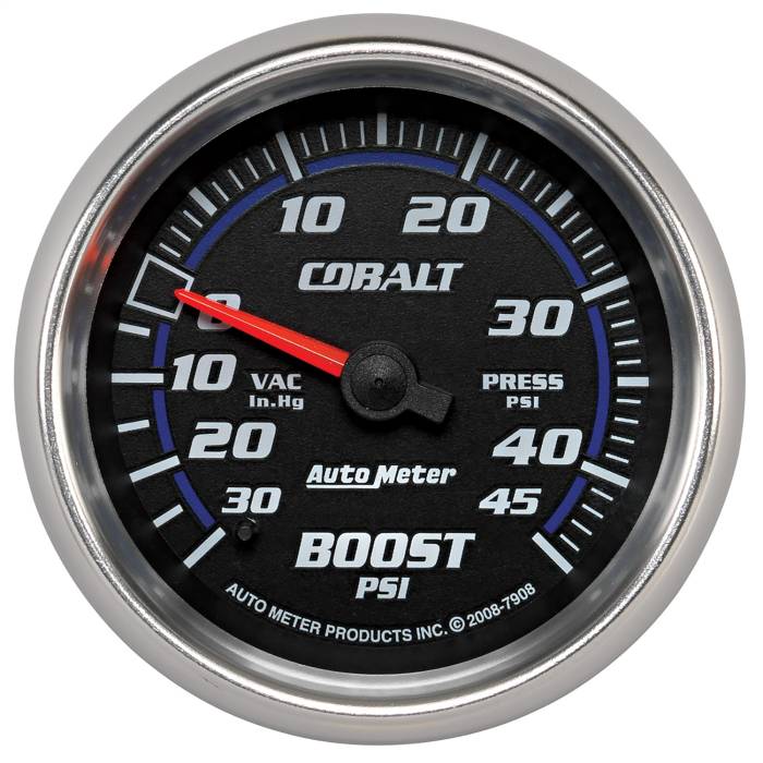 AutoMeter - AutoMeter Cobalt Mechanical Boost/Vacuum Gauge 7908
