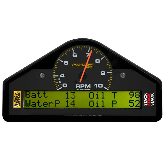 AutoMeter - AutoMeter Pro-Comp Pro Digital Race Dash Display 6014