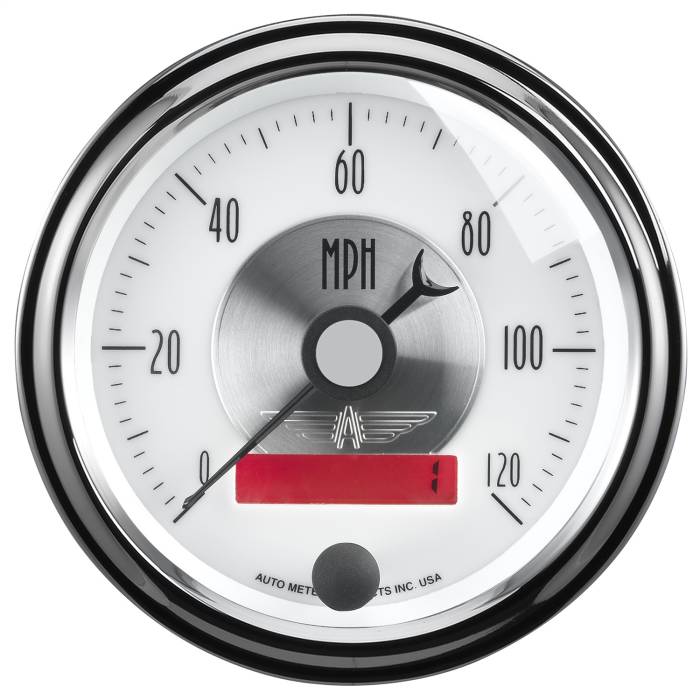 AutoMeter - AutoMeter Prestige Series Pearl Electric Programmable Speedometer 2084