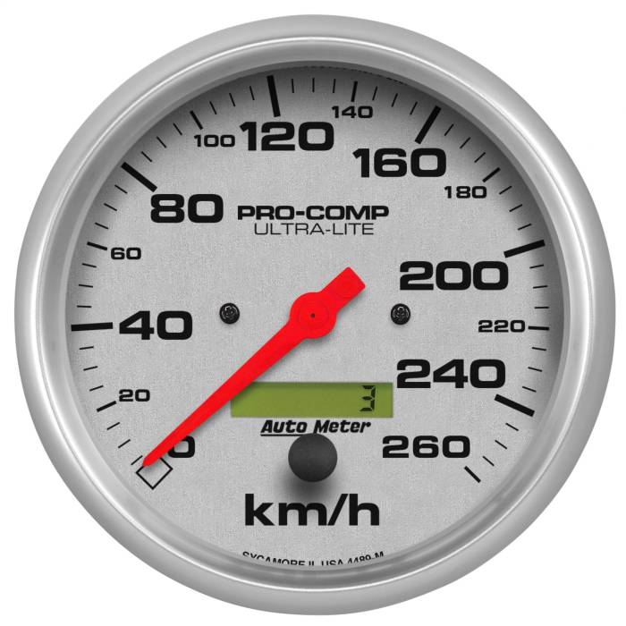 AutoMeter - AutoMeter Ultra-Lite In-Dash Electric Speedometer 4489-M