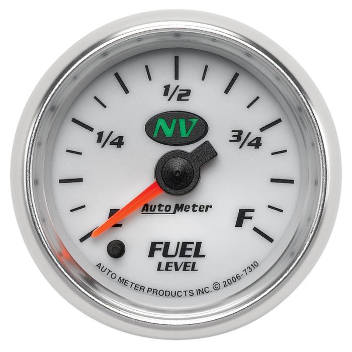 AutoMeter - AutoMeter NV Electric Programmable Fuel Level Gauge 7310