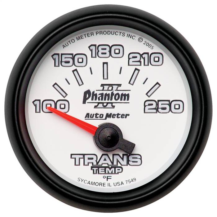 AutoMeter - AutoMeter Phantom II Electric Transmission Temperature Gauge 7549