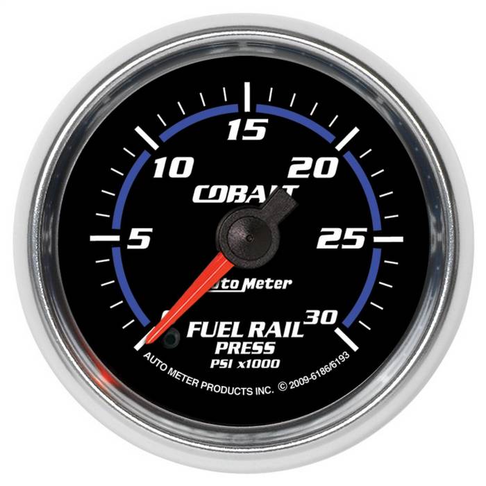 AutoMeter - AutoMeter Cobalt Fuel Rail Pressure Gauge 6193