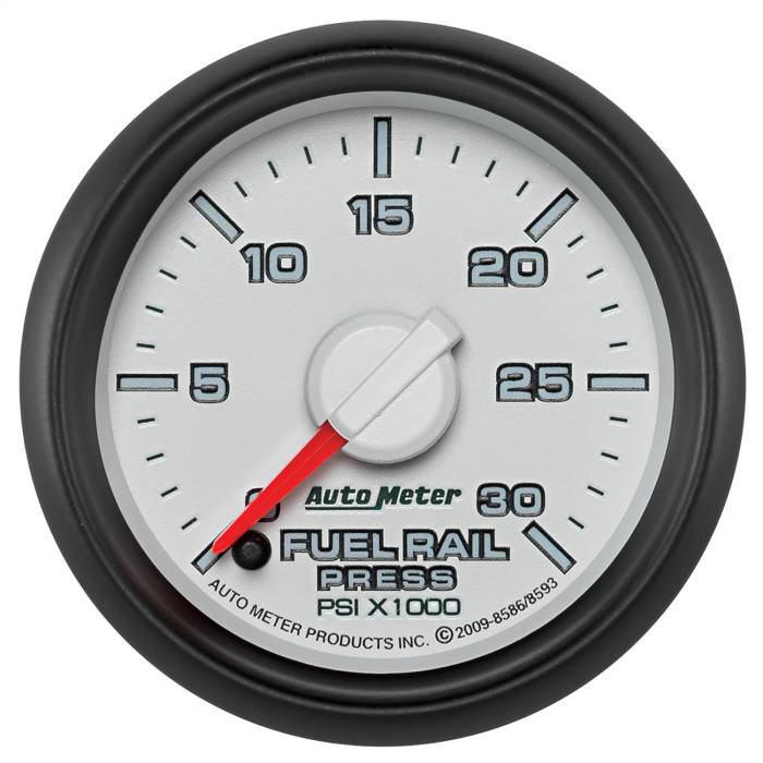 AutoMeter - AutoMeter Gen 3 Dodge Factory Match Fuel Rail Pressure Gauge 8593