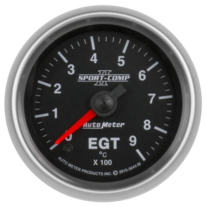 AutoMeter - AutoMeter Sport-Comp II Electric Pyrometer Gauge Kit 3644-M