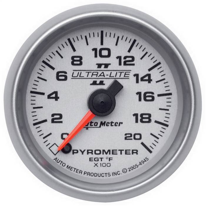 AutoMeter - AutoMeter Ultra-Lite II Electric Pyrometer Gauge Kit 4945