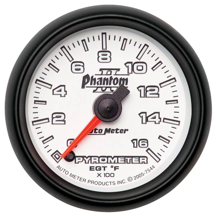 AutoMeter - AutoMeter Phantom II Electric Pyrometer Gauge Kit 7544