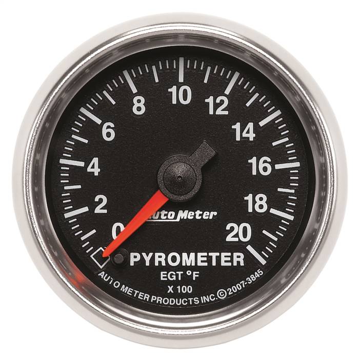 AutoMeter - AutoMeter GS Electric Pyrometer Gauge Kit 3845