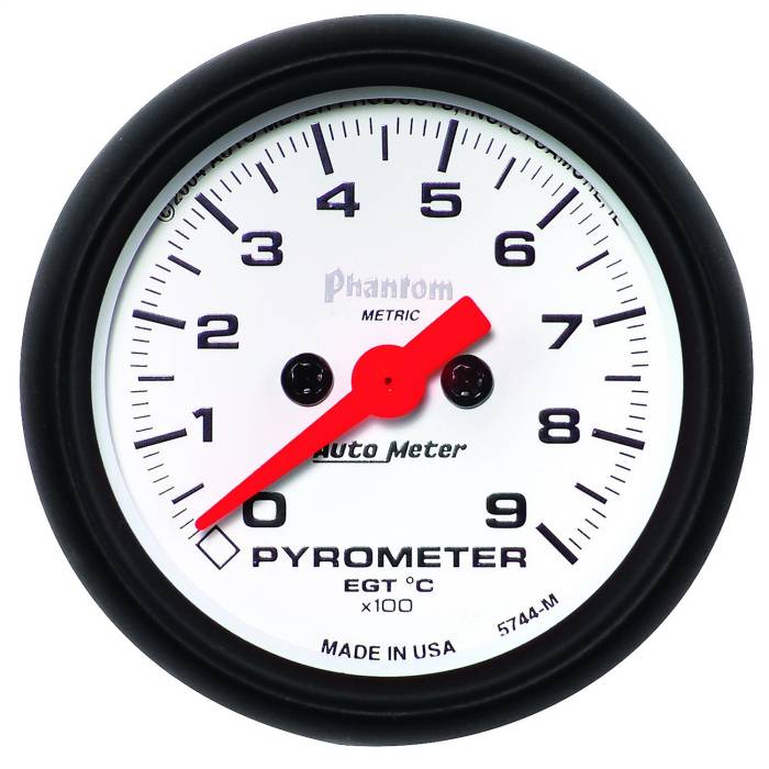 AutoMeter - AutoMeter Phantom Electric Pyrometer Gauge Kit 5744-M