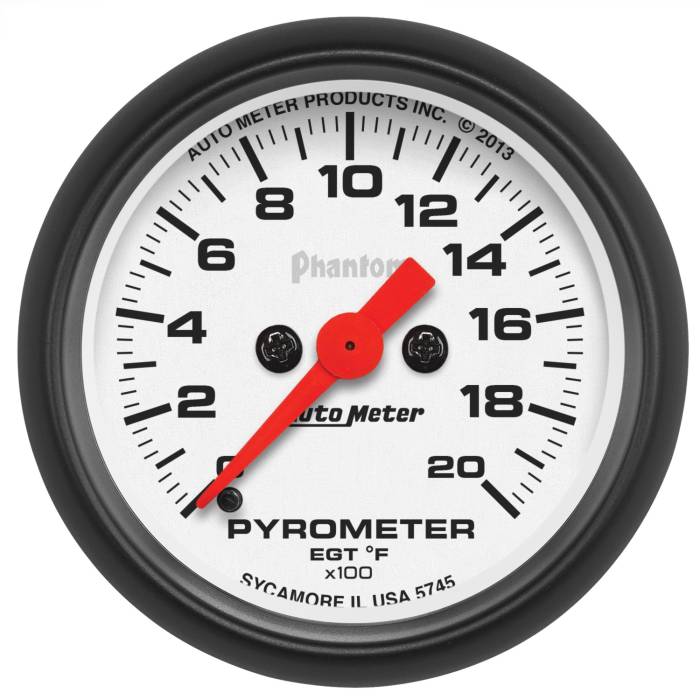 AutoMeter - AutoMeter Phantom Electric Pyrometer Gauge Kit 5745