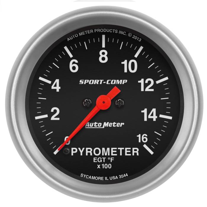 AutoMeter - AutoMeter Sport-Comp Electric Pyrometer Gauge Kit 3544