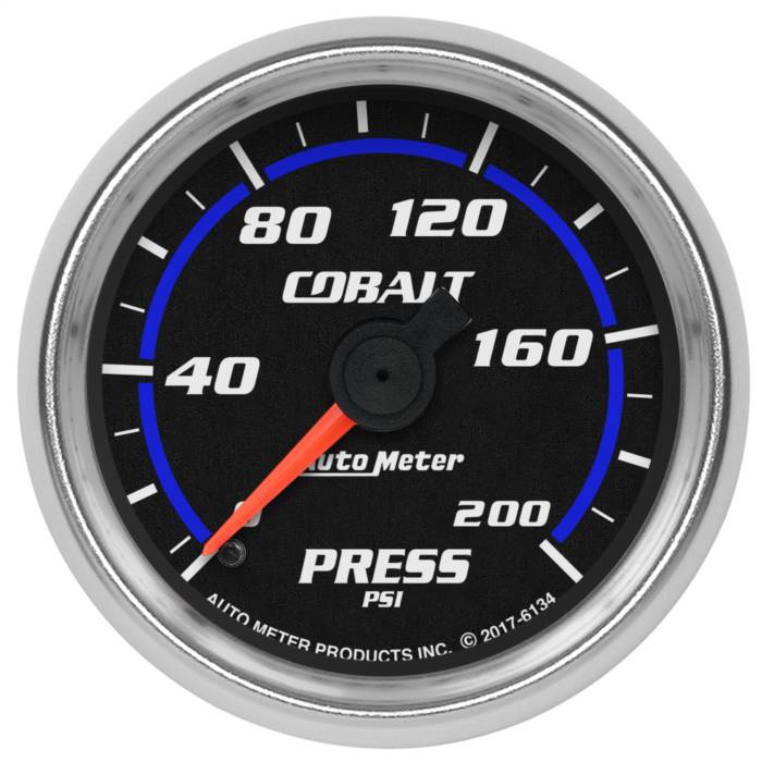 AutoMeter - AutoMeter Cobalt Mechanical Pressure Gauge 6134