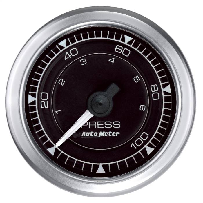 AutoMeter - AutoMeter Chrono Oil Pressure Gauge 8121