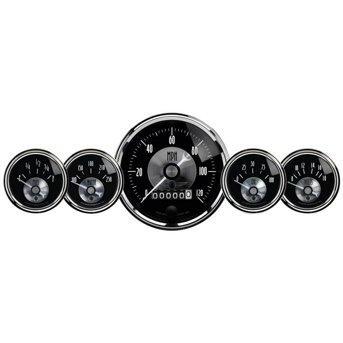 AutoMeter - AutoMeter Prestige Series Black Diamond Gauge Kit 2003