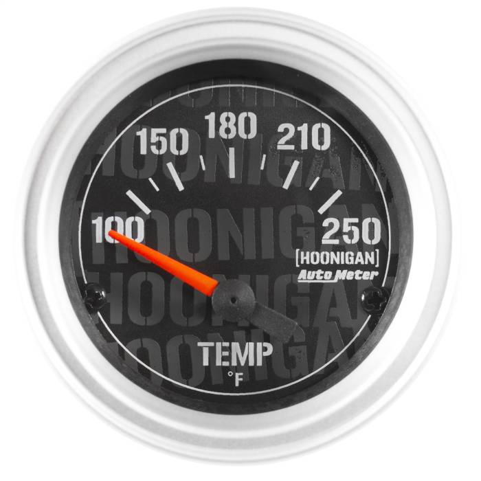 AutoMeter - AutoMeter Hoonigan Electric Water Temperature Gauge 4337-09000