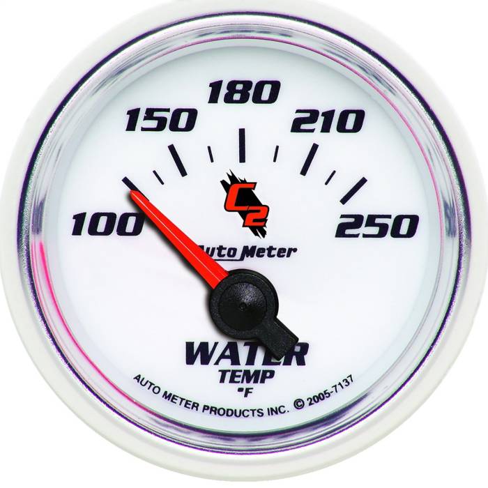 AutoMeter - AutoMeter C2 Electric Water Temperature Gauge 7137
