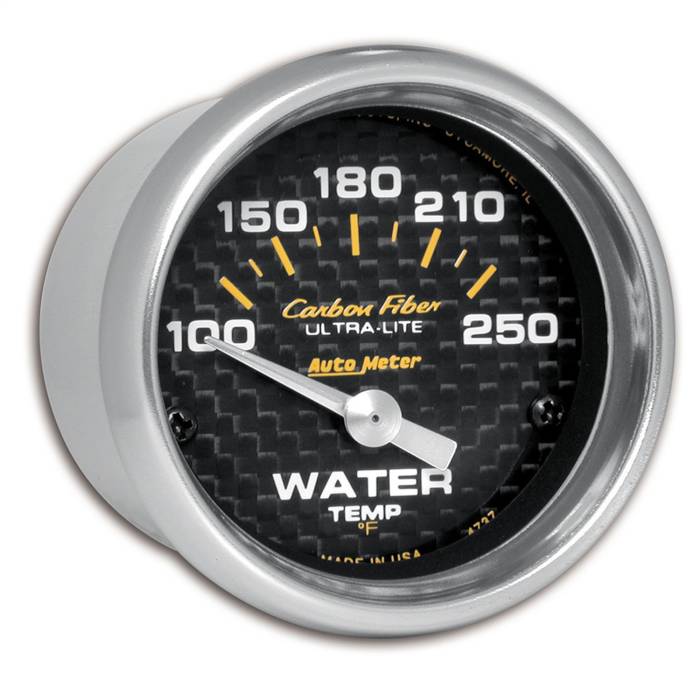 AutoMeter - AutoMeter Carbon Fiber Electric Water Temperature Gauge 4737