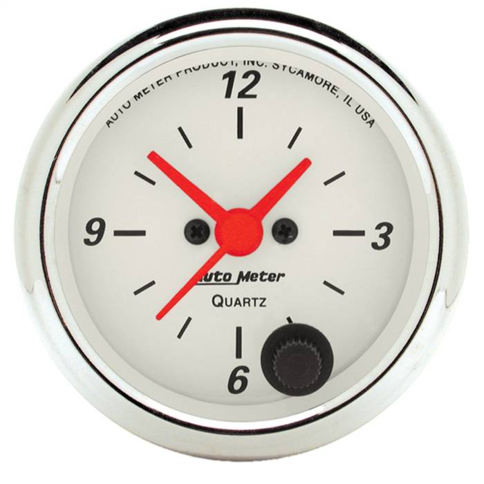 AutoMeter - AutoMeter Arctic White Clock 1385